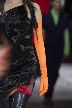  Off-White Fall Winter 2020 at Paris Fashion Week Off-White Fall Winter 20... Stock Photos