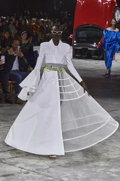  Off-White Fall Winter 2020 at Paris Fashion Week Off-White Fall Winter 20... Stock Photos