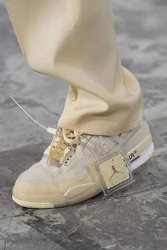  Off-White Fall Winter 2020 at Paris Fashion Week Off-White Fall Winter 20... Stock Photos