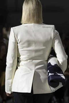  Off-White Fall Winter 2020 at Paris Fashion Week Off-White Fall Winter 20... 스톡 사진