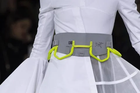  Off-White Fall Winter 2020 at Paris Fashion Week Off-White Fall Winter 20... Stock Photos