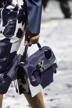  Off-White Fall Winter 2020 at Paris Fashion Week Off-White Fall Winter 20... Stock Photos