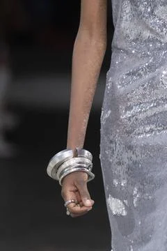  Off-White Fall Winter 2020 at Paris Fashion Week Off-White Fall Winter 20... Stock Photos