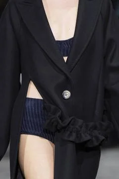  Off-White Fall Winter 2020 at Paris Fashion Week Off-White Fall Winter 20... Stock Photos