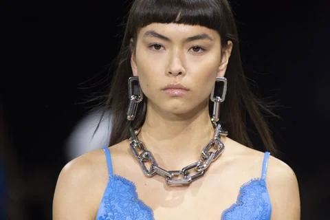  Off-White Fall Winter 2020 at Paris Fashion Week Off-White Fall Winter 20... Stock Photos