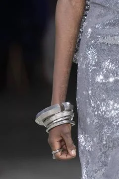  Off-White Fall Winter 2020 at Paris Fashion Week Off-White Fall Winter 20... Stock Photos
