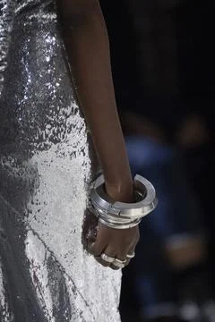  Off-White Fall Winter 2020 at Paris Fashion Week Off-White Fall Winter 20... Stock Photos