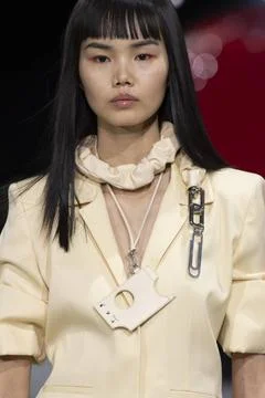  Off-White Fall Winter 2020 at Paris Fashion Week Off-White Fall Winter 20... Stock Photos