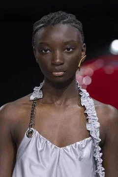  Off-White Fall Winter 2020 at Paris Fashion Week Off-White Fall Winter 20... Stock Photos