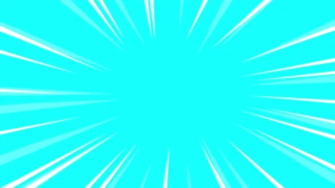 White fast speed lines animation on light blue background. Anime manga style 스톡 동영상 306775302