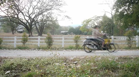 White fence Video stock 47728903