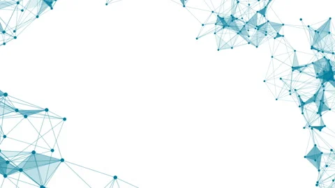 White festive background with blue plexus lines. For your wedding, valentine's Stock Footage 113997404