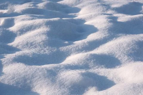 White fine snow surface texture background, winter background Stock-Fotos