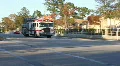 White Fire Truck Speeds By HD Footage