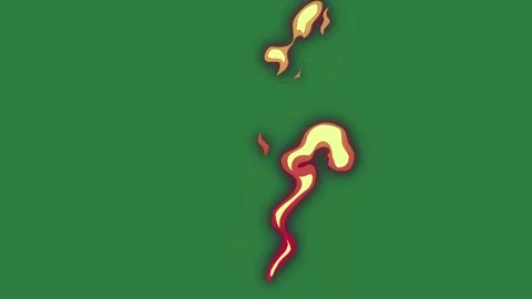 White Fire Two Flames in the Middle Red Yellow Flame Object Design Depth S Stock Footage 336955876