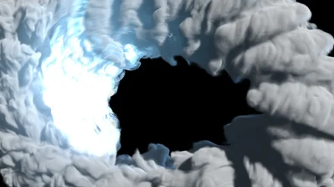 White fireball transition Stock Footage 100541182