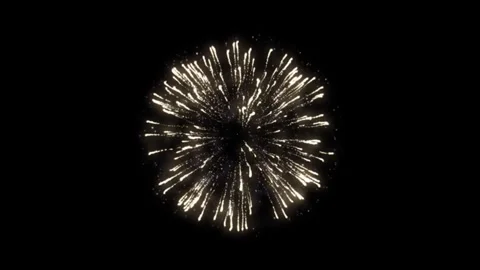 White firework explosion in the dark night sky set. 스톡 동영상 336814128