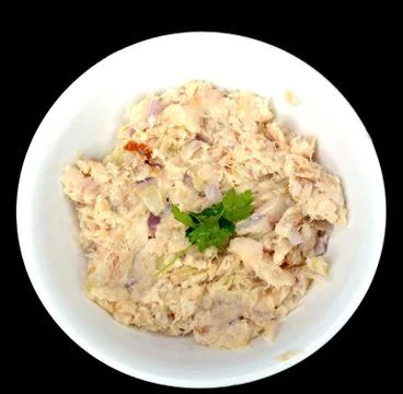 White fish salad Stock Photos