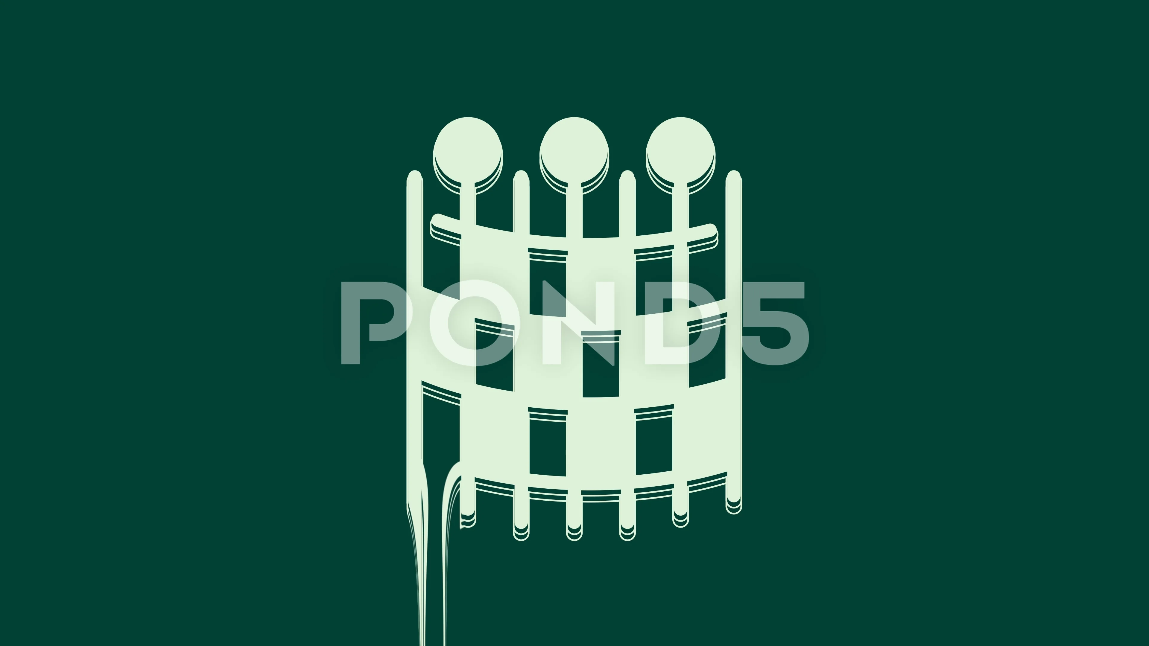 White Fishing net pattern icon isolated , Stock Video