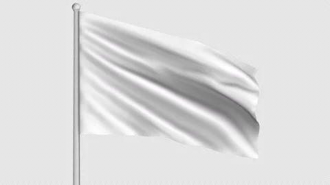 White Flag Stock Footage 209561005