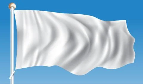 White Flag Stock Illustration