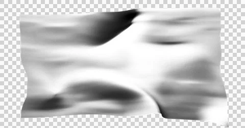 White flag isolated realistic waving background transparent. Cotton fabric .. Stock Illustration