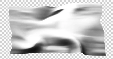 White flag isolated realistic waving background transparent. Cotton fabric .. Stock Illustration