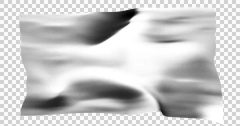 White flag isolated realistic waving background transparent. Cotton fabric .. Stock Illustration