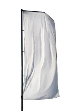 White flag Stock Photos