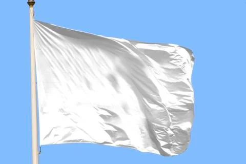 White flag Stock Photos