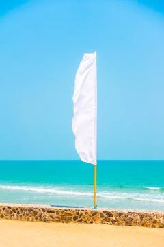 White flag Stock Photos