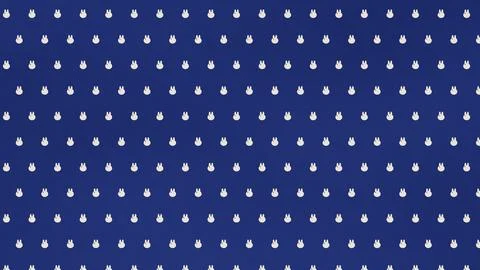 White flame icons repeating pattern on dark blue background Stock Illustration