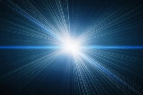 White flash on a black backgrounds Illustrazione stock