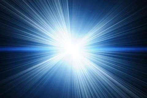 White flash on a blue backgrounds Stock Illustration