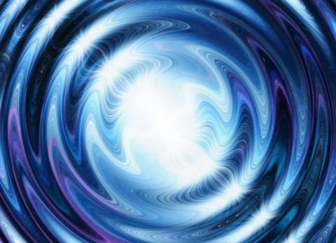 White flash on a blue waves backgrounds イラスト素材