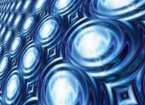 White flash on a blue waves ripple backgrounds Stock-Illustration