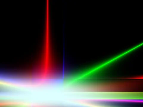 White flash with colored star Background Stock Illustration