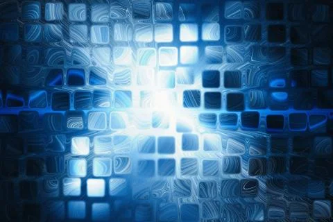 White flash through transparent windows wall abstract background Stock Illustration