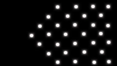 White flashing arrow light from the left Vídeos de archivo 308835278