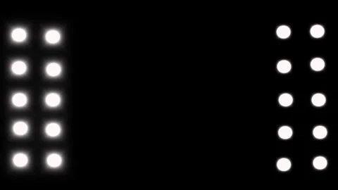 White flashing lights vertically from the corners of the frame Vidéo 308834122