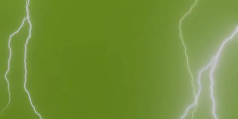 White Flashing Sky Thunder 4K Green Screen Overlay Stock Footage 321856299