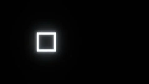 White Flashing Square Neon Elements Abstract Light Panel Background VJ Loop  Stock Footage 344098143