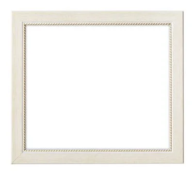 White flat horizontal picture frame white flat horizontal picture frame wi... Stock Photos