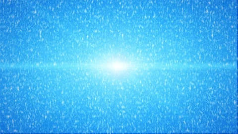 White Flicker Particle Explode On Blue Background. Stock Footage 86968891