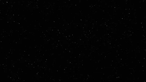 White floating particles on black background Stock Footage 168045186