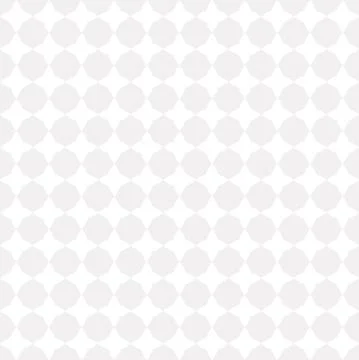 White floral pattern on a white background Stock Illustration