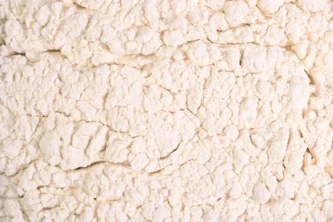 White flour background as background texture Stock Photos