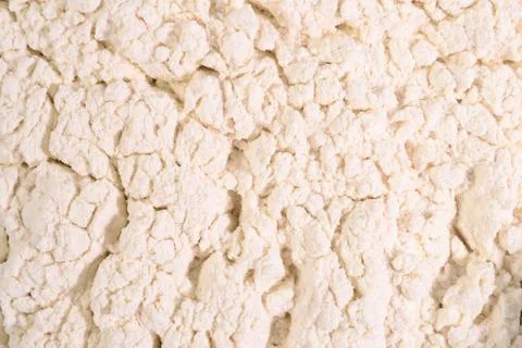 White flour background as background texture Stock Photos