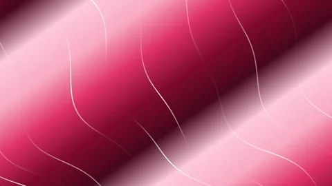 White Flowing Wave Lines on Red White Pink Gradient Stock Footage 327775027