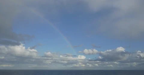 White fluffy clouds in the blue sky Stock Footage 50578717